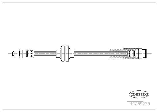 Corteco 19035273 - Brake Hose onlydrive.pro