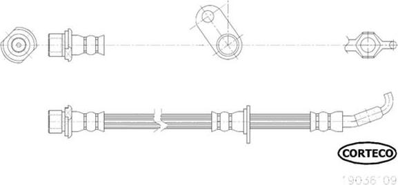 Corteco 19036109 - Brake Hose onlydrive.pro