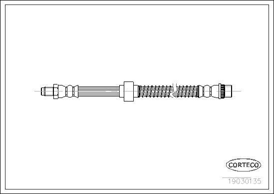 Corteco 19030135 - Brake Hose onlydrive.pro