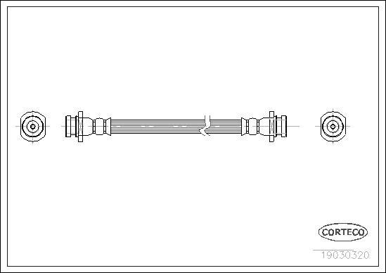 Corteco 19030320 - Brake Hose onlydrive.pro