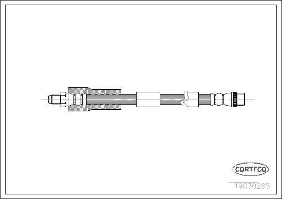 Corteco 19030285 - Brake Hose onlydrive.pro