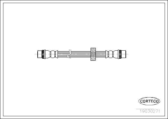 Corteco 19030271 - Brake Hose onlydrive.pro