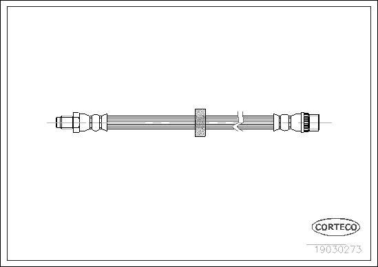 Corteco 19030273 - Brake Hose onlydrive.pro