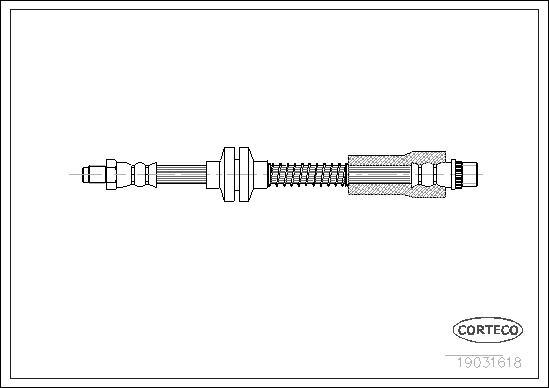 Corteco 19031618 - Brake Hose onlydrive.pro