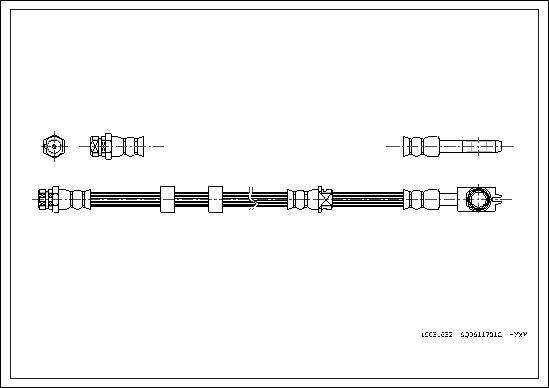 Corteco 19031632 - Pidurivoolik onlydrive.pro