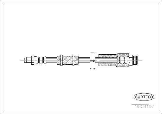 Corteco 19031197 - Brake Hose onlydrive.pro