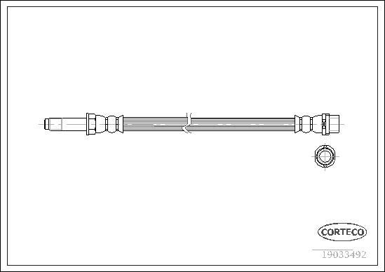 Corteco 19033492 - Brake Hose onlydrive.pro