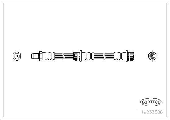 Corteco 19033588 - Brake Hose onlydrive.pro