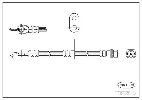 Corteco 19032583 - Brake Hose onlydrive.pro