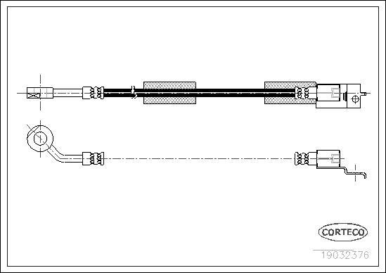 Corteco 19032376 - Brake Hose onlydrive.pro