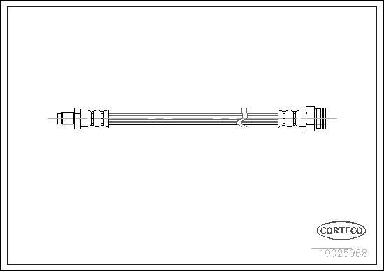 Corteco 19025968 - Bremžu šļūtene onlydrive.pro