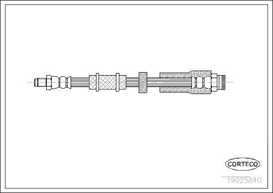 Corteco 19025840 - Brake Hose onlydrive.pro