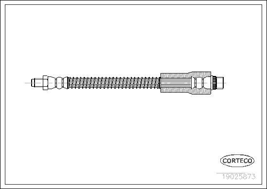 Corteco 19025873 - Brake Hose onlydrive.pro