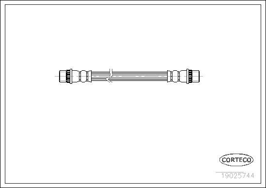 Corteco 19025744 - Bremžu šļūtene onlydrive.pro