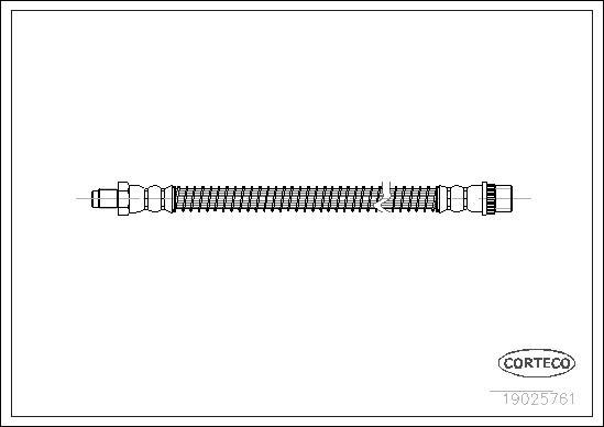 Corteco 19025761 - Brake Hose onlydrive.pro