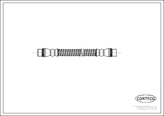 Corteco 19025762 - Тормозной шланг onlydrive.pro