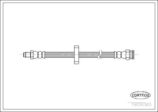 Corteco 19026383 - Brake Hose onlydrive.pro