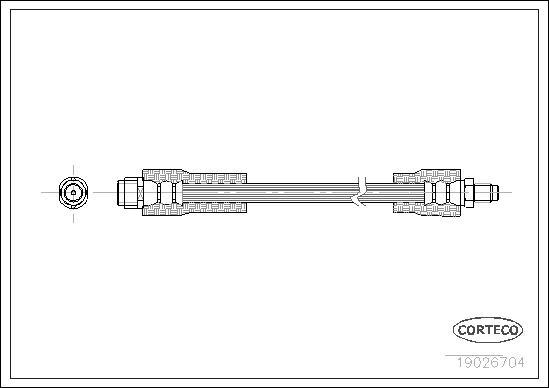 Corteco 19026704 - Brake Hose onlydrive.pro