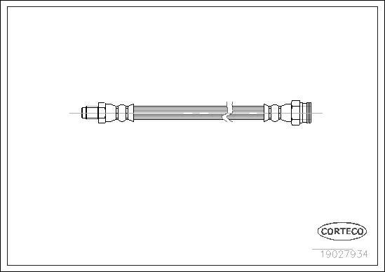 Corteco 19027934 - Pidurivoolik onlydrive.pro