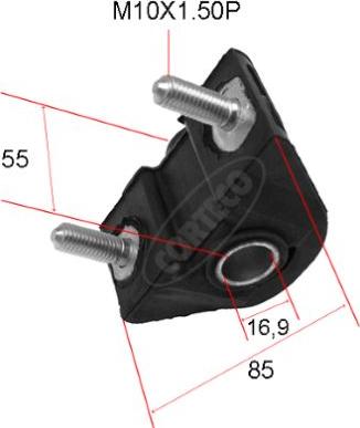 Corteco 80000955 - Bush of Control / Trailing Arm onlydrive.pro