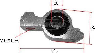 Corteco 80000089 - Bush of Control / Trailing Arm onlydrive.pro