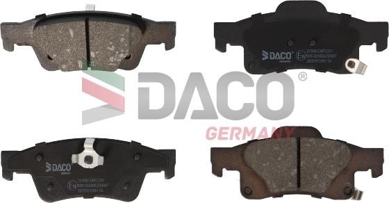 DACO Germany 321608 - Brake Pad Set, disc brake onlydrive.pro