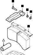 DAF 1617343 - Brake Pad Set, disc brake onlydrive.pro