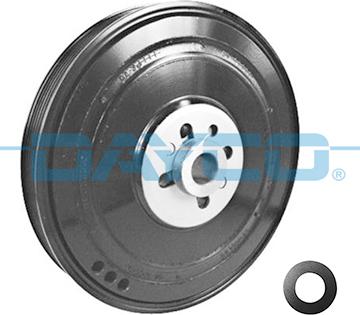 Dayco DPV1077 - Belt Pulley, crankshaft onlydrive.pro