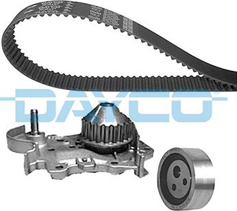 Dayco KTBWP2591 - Vesipumppu + jakohihnasarja onlydrive.pro