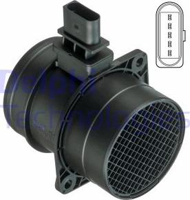 Delphi AF10407-12B1 - Air Mass Sensor onlydrive.pro