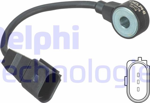 Delphi AS10179 - Датчик детонации onlydrive.pro