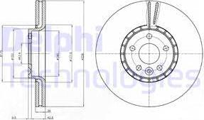 Delphi BG9085 - Тормозной диск onlydrive.pro