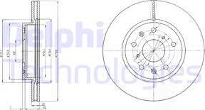 Delphi BG4093C - Brake Disc onlydrive.pro