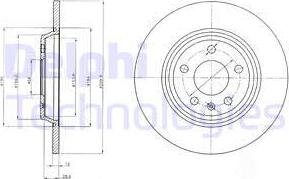 Delphi BG4081C - Bremžu diski onlydrive.pro