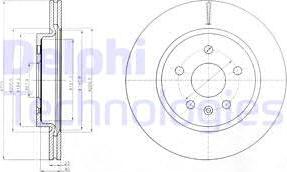 Delphi BG4190 - Тормозной диск onlydrive.pro