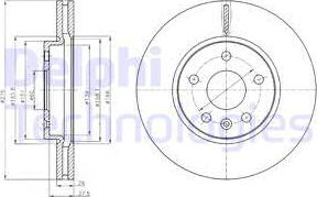 Delphi BG4191-C - Brake Disc onlydrive.pro