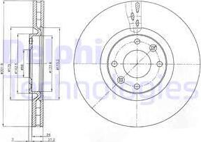 Delphi BG4166 - Brake Disc onlydrive.pro