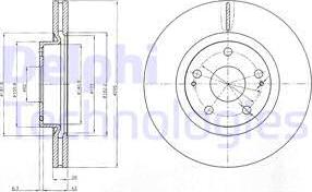 Delphi BG4113 - Brake Disc onlydrive.pro