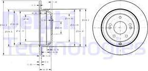 Delphi BG4335 - Brake Disc onlydrive.pro