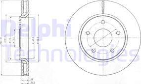 Delphi BG4248 - Тормозной диск onlydrive.pro