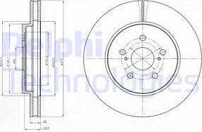 Delphi BG4253 - Brake Disc onlydrive.pro