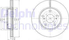 Delphi BG4232 - Brake Disc onlydrive.pro