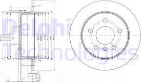 Delphi BG3910C - Brake Disc onlydrive.pro