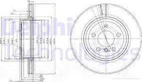 Delphi BG3938 - Brake Disc onlydrive.pro