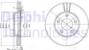 Delphi BG3927 - Bremžu diski onlydrive.pro