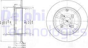 Delphi BG3974 - Brake Disc onlydrive.pro