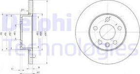 Delphi BG3415 - Brake Disc onlydrive.pro