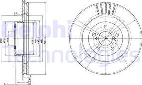 Delphi BG3413 - Brake Disc onlydrive.pro