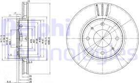 Delphi BG3501C - Bremžu diski onlydrive.pro