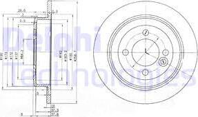 Delphi BG3662C - Brake Disc onlydrive.pro